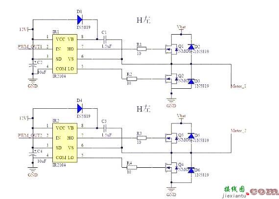 mos管h桥电机驱动电路图  第2张