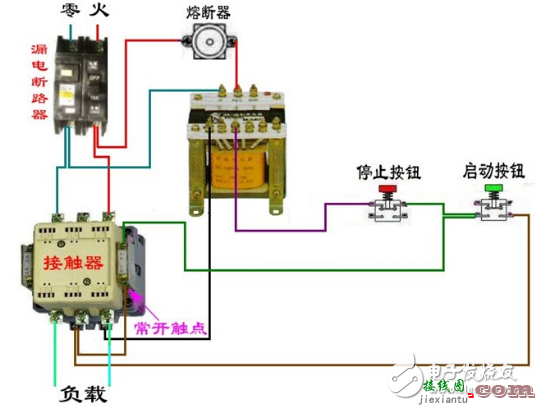 电动机启停控制电路图大全（多地控制/间歇式循环/三相异步启动停止电路图详解）  第2张