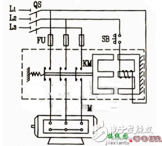 电动机点动控制电路图大全（六款按钮控制的电动机点动控制电路详解）  第2张