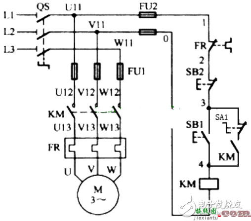 电动机自锁控制电路图大全（三相异步/自锁正转控制电路图详解）  第4张