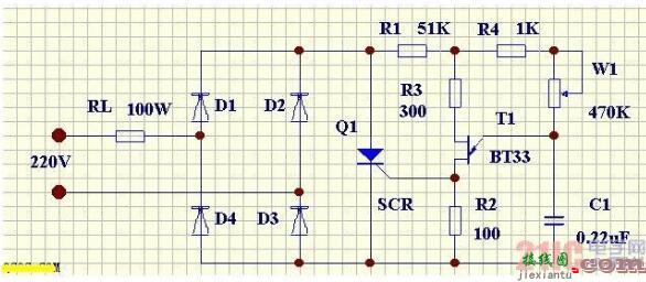 单向可控硅最筒单电路图大全（四款模拟电路设计原理图详解）  第3张