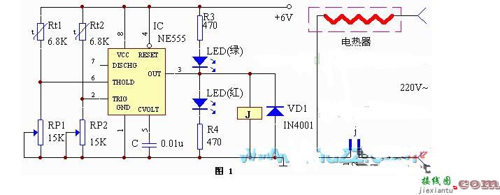 ne555调温电路图大全（六款ne555调温电路）  第2张