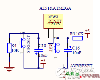 单片机上电复位电路图大全  第6张