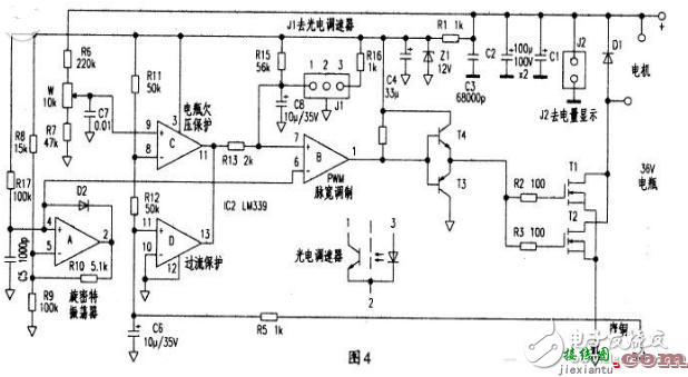 电动叉车控制器电路图大全（稳压电源/有刷控制器/89C2051控制器）  第2张