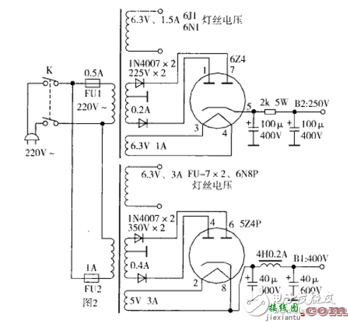 807电子管功放电路图大全（十款模拟电路设计原理图详解）  第4张