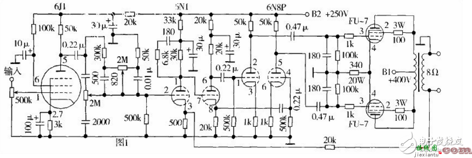 807电子管功放电路图大全（十款模拟电路设计原理图详解）  第3张