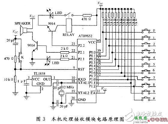 遥控电子密码锁的设计方案汇总（四款电子密码锁设计原理图详解）  第4张