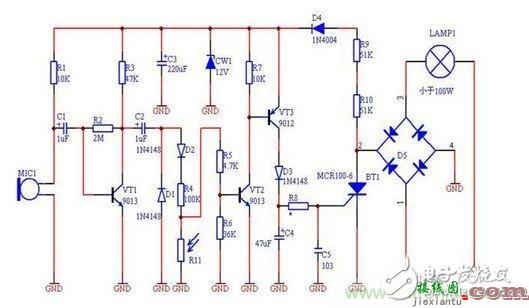 电路分享：声光控节电开关电路设计  第1张