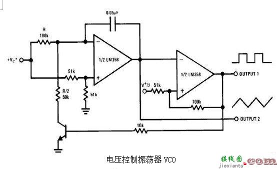 6种简单电路图之LM358应用电路图（直流耦合低通RC有源滤波器 低漂移峰值检测器）  第8张