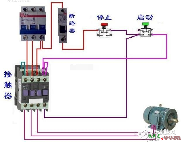 5线光电开关与接触器接线图  第4张