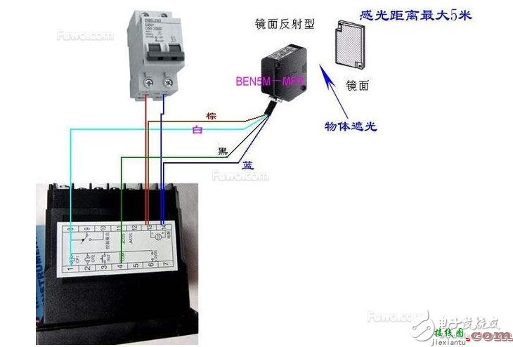 5线光电开关与接触器接线图  第2张