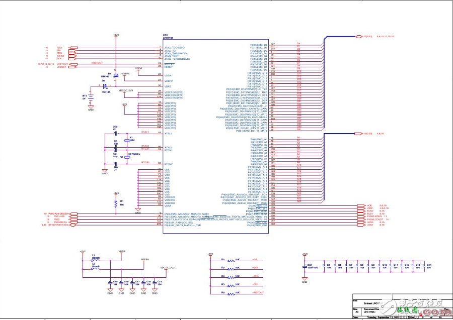 lpc1788开发板原理图  第2张