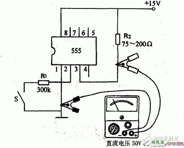 555内部电路结构与万用表测试555芯片的性能  第6张