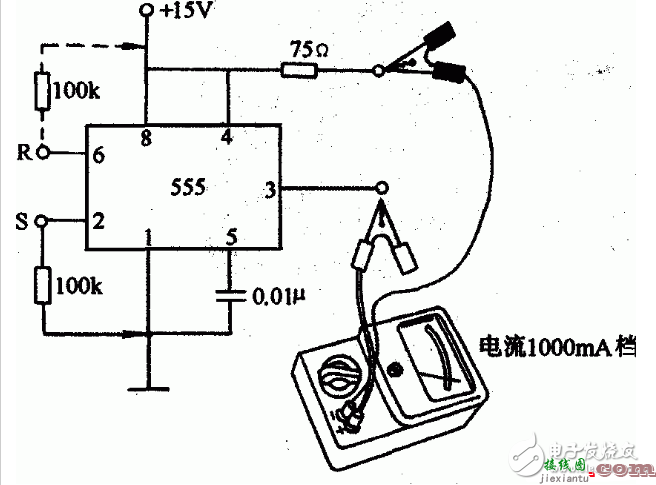 555内部电路结构与万用表测试555芯片的性能  第7张