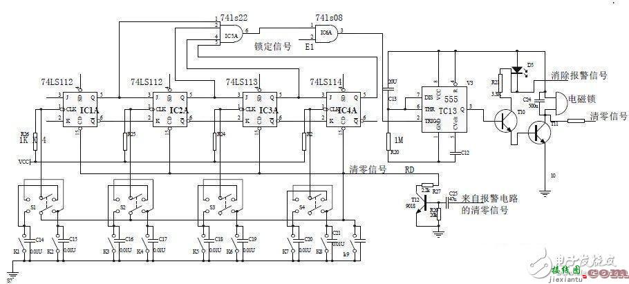 电子密码锁555单稳态电路设计攻略  第2张