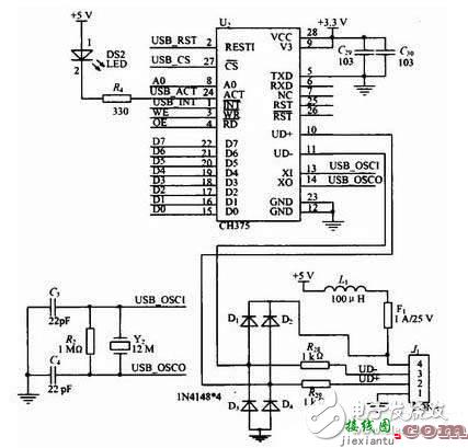 剖析LPC2119USB-CAN连接器电路设计方案  第2张