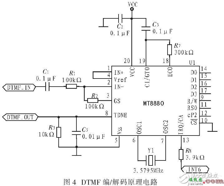 采用DTMF语音身份识别播放系统电路设计  第1张