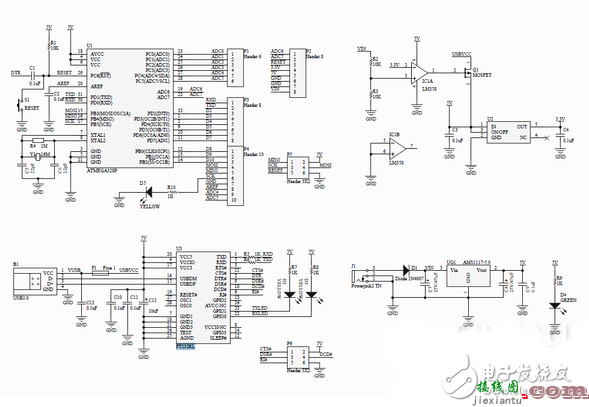 Arduino WIFI智能小车 无线视频遥控小车电路设计  第1张