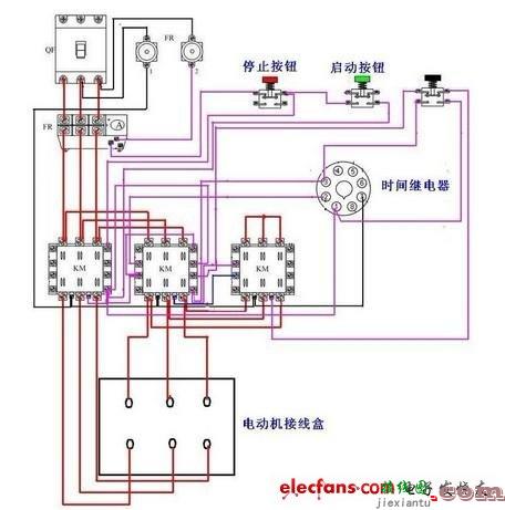 星三角启动接线图介绍  第1张