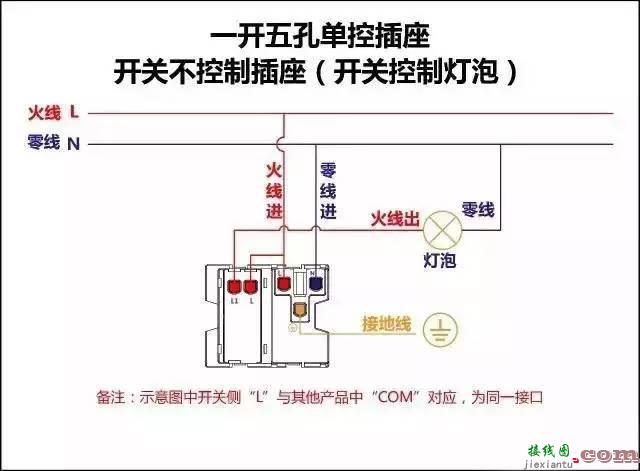 详细图片解析17种开关接线图  第9张