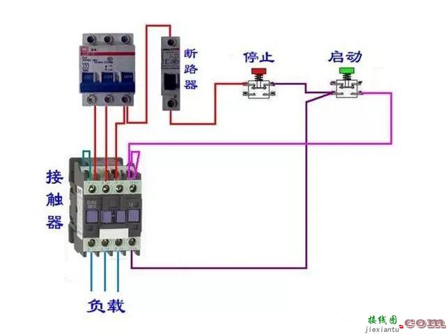 开关接线图断路器、接触器控制回路接线图  第14张