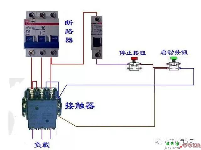 非常完整的开关和电机与断路器电热偶电表的接线图大全  第19张