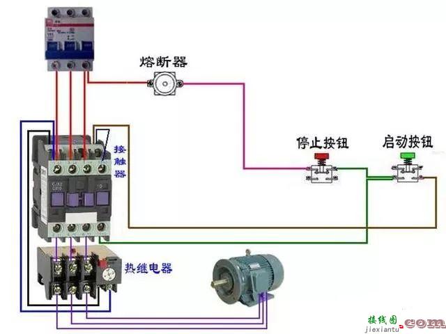 开关接线图断路器、接触器控制回路接线图  第81张