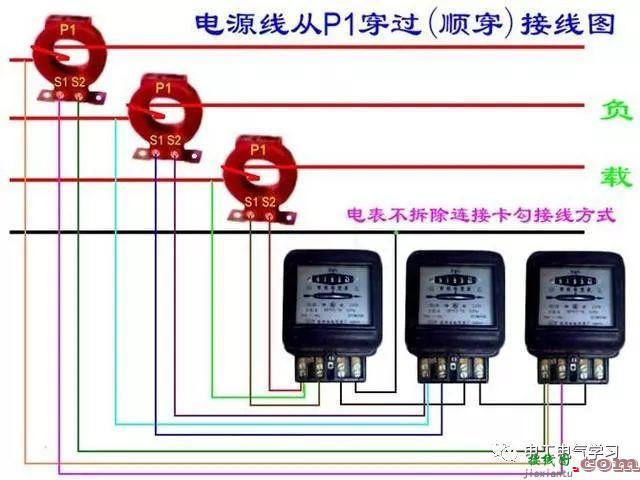 非常完整的开关和电机与断路器电热偶电表的接线图大全  第60张