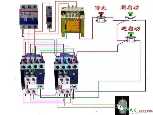 开关接线图断路器、接触器控制回路接线图  第98张