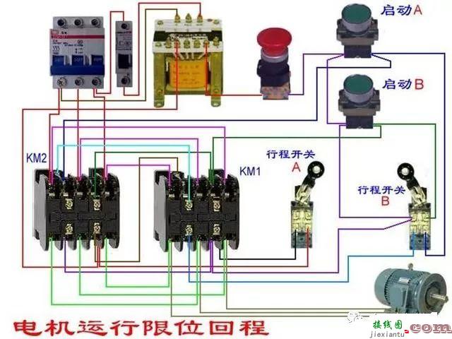 开关接线图断路器、接触器控制回路接线图  第99张