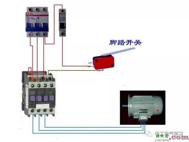 非常完整的开关和电机与断路器电热偶电表的接线图大全  第86张