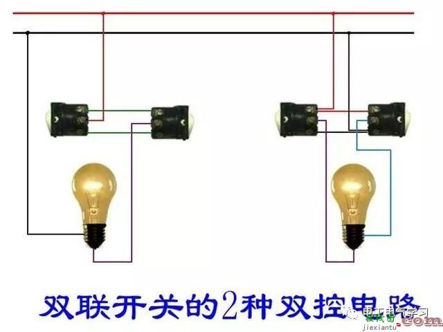 非常完整的开关和电机与断路器电热偶电表的接线图大全  第114张