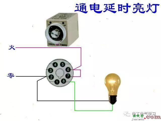 非常完整的开关和电机与断路器电热偶电表的接线图大全  第117张