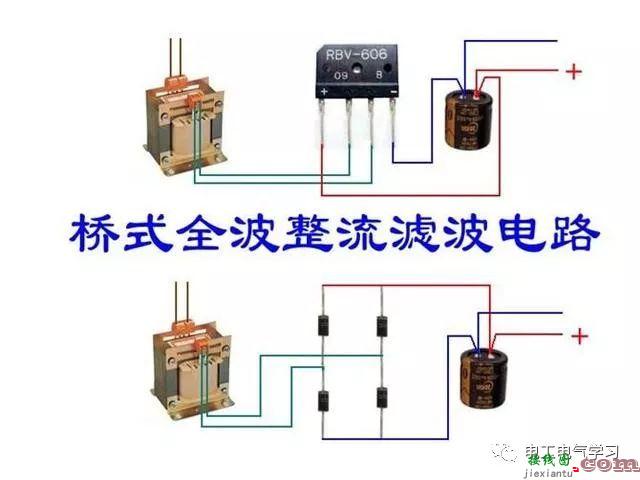 非常完整的开关和电机与断路器电热偶电表的接线图大全  第116张