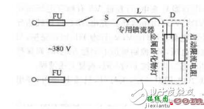 金属卤化物灯怎么接线_金属卤化物灯接线图  第1张