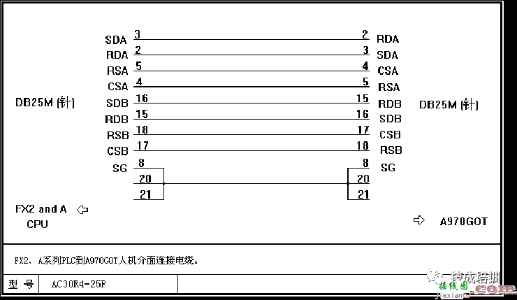 三菱PLC编程多种电缆连接线图合集赶紧收藏吧  第8张