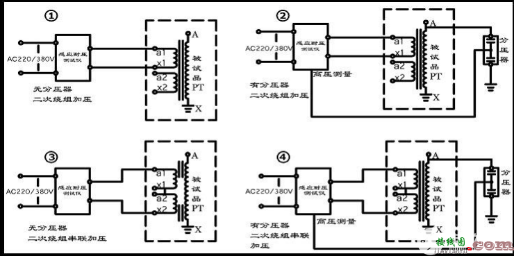 多倍频感应耐压试验装置接线图  第2张