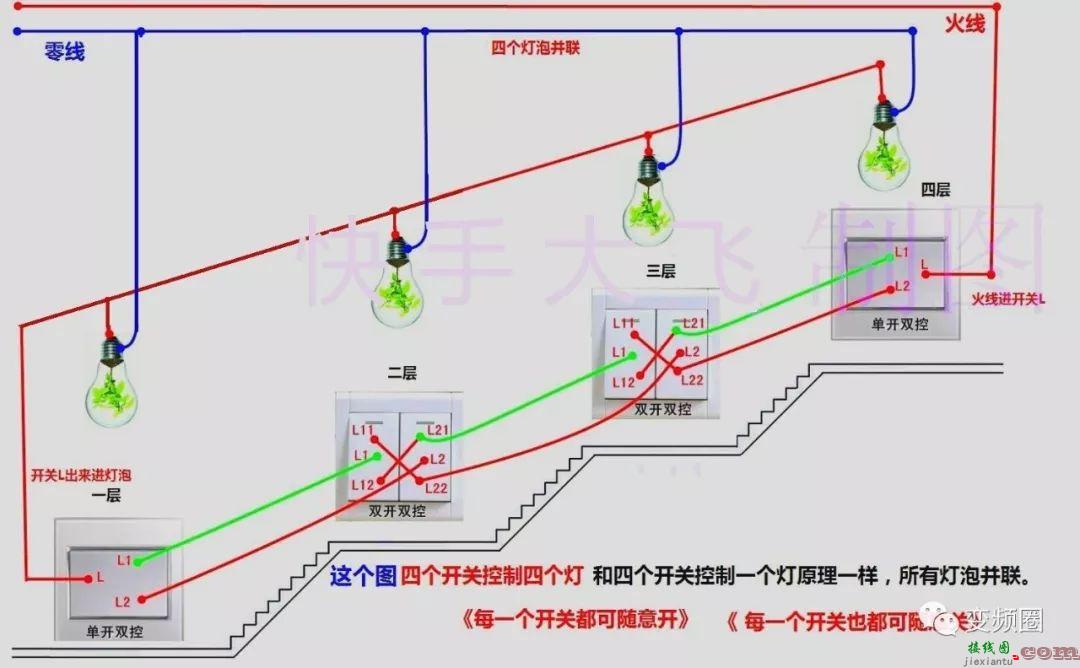 详解112例电气实物接线图  第79张