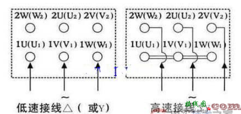 双速电机接线图原理图  第1张