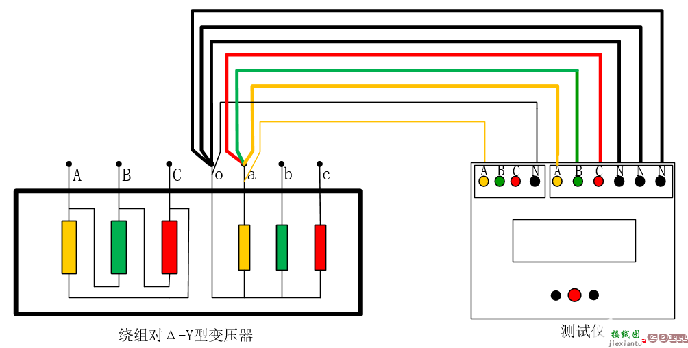 三通道变压器直流电阻检测仪接线图  第2张