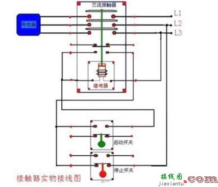 接触器接线口诀_接触器接线方法说明_220v接触器实物接线图  第2张