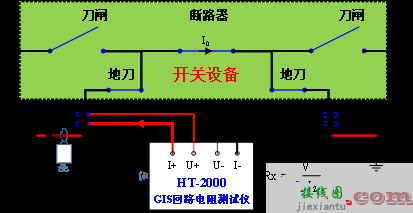 GIS回路电阻测试仪接线图  第2张