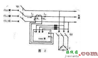 功率因数表实物接线图  第2张