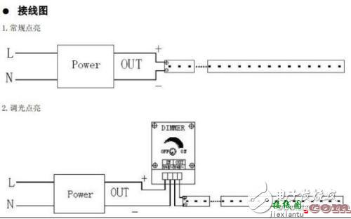 led灯带怎么接线_led灯带安装接线图解  第2张