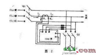 三相功率因数表的接线图  第1张
