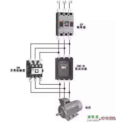 电机软启动器接线图实例分析  第5张