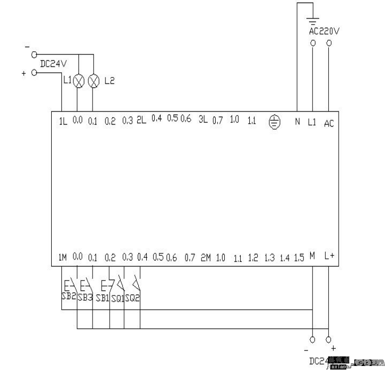 9个PLC接线图及程序调试结果分析  第4张