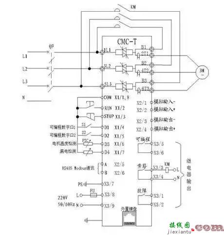 电机软启动器接线图实例分析  第10张