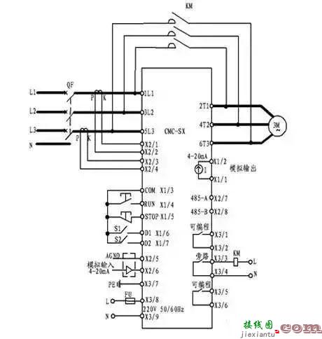 电机软启动器接线图实例分析  第7张