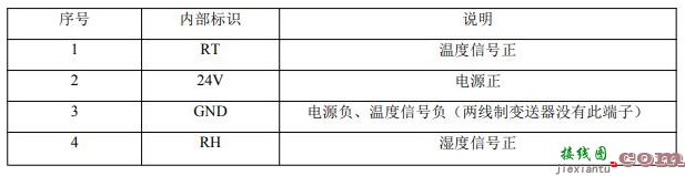 关于温湿度变送器接线图的简单分析  第1张